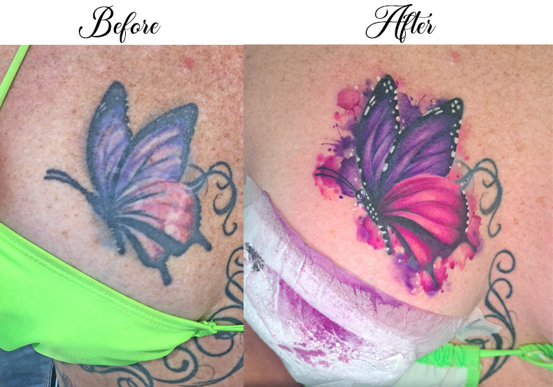 Butterfly cover up