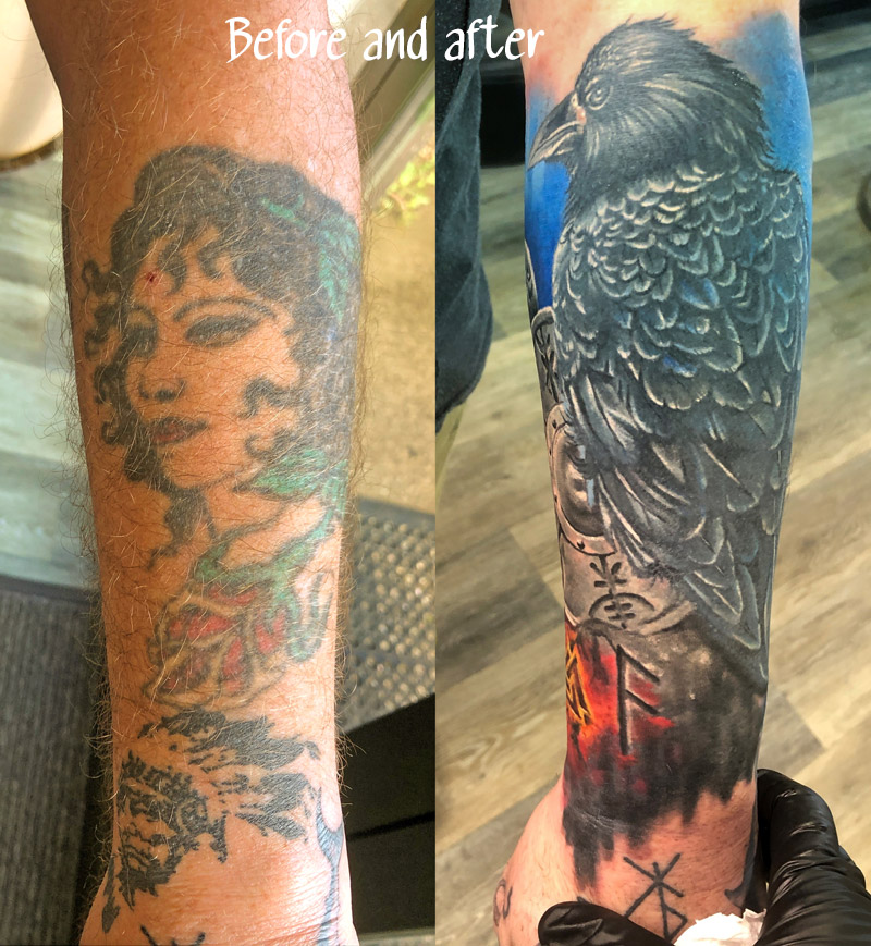 Raven cover up