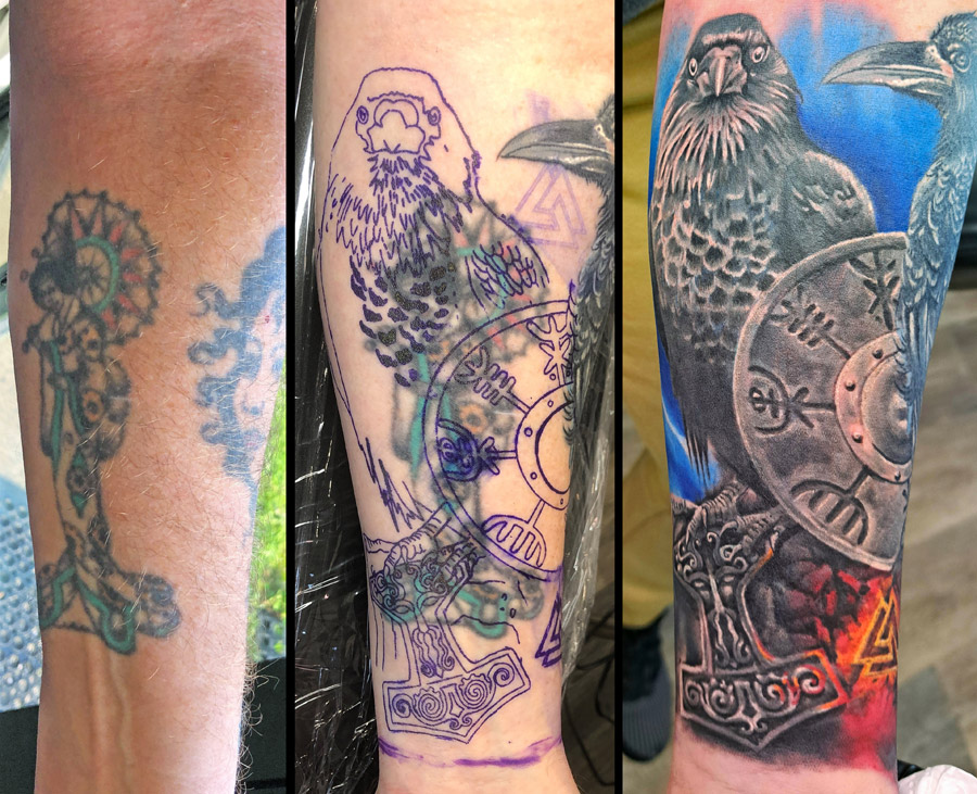 Ravens cover up