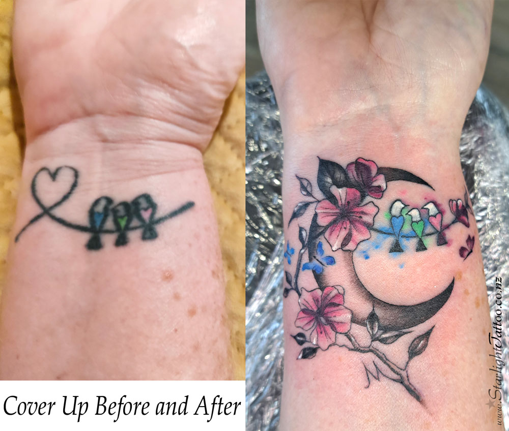 Wrist tattoo cover up