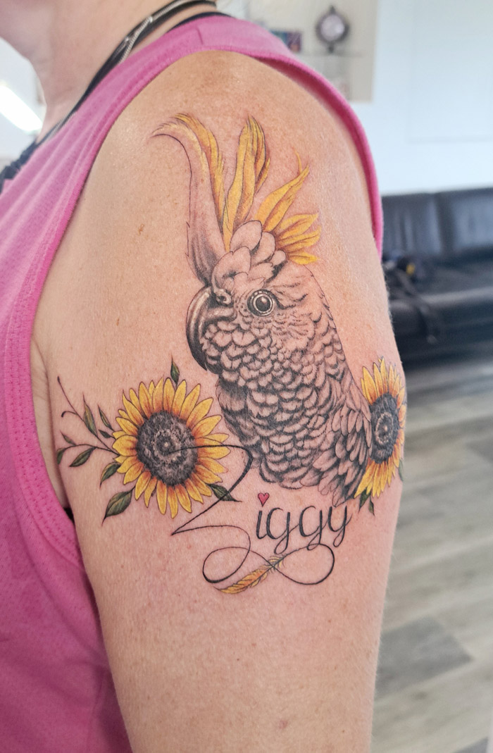 Cockatoo tattoo