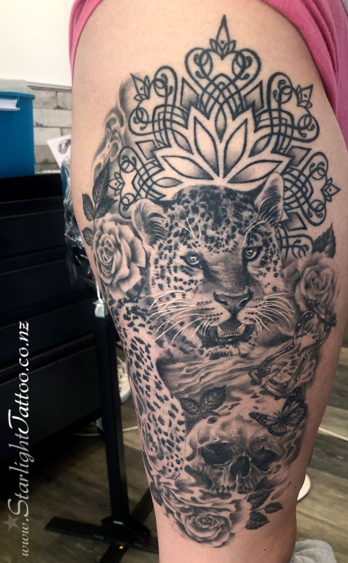 Leopard tattoo