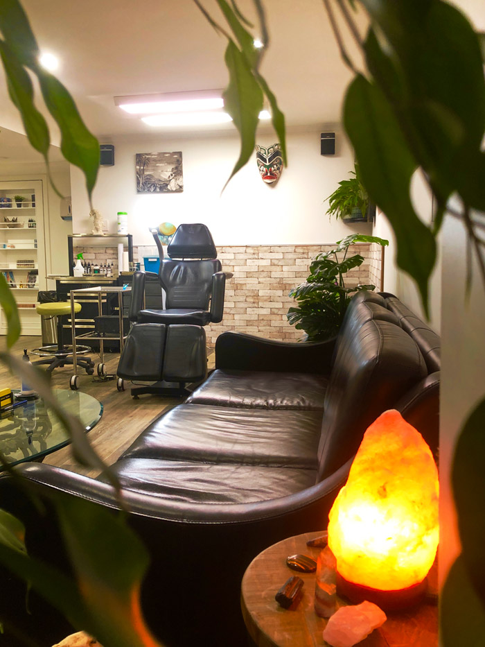 The tattoo studio The studio.