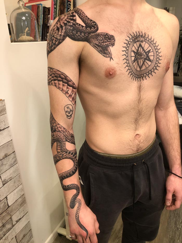 Snake tattoo