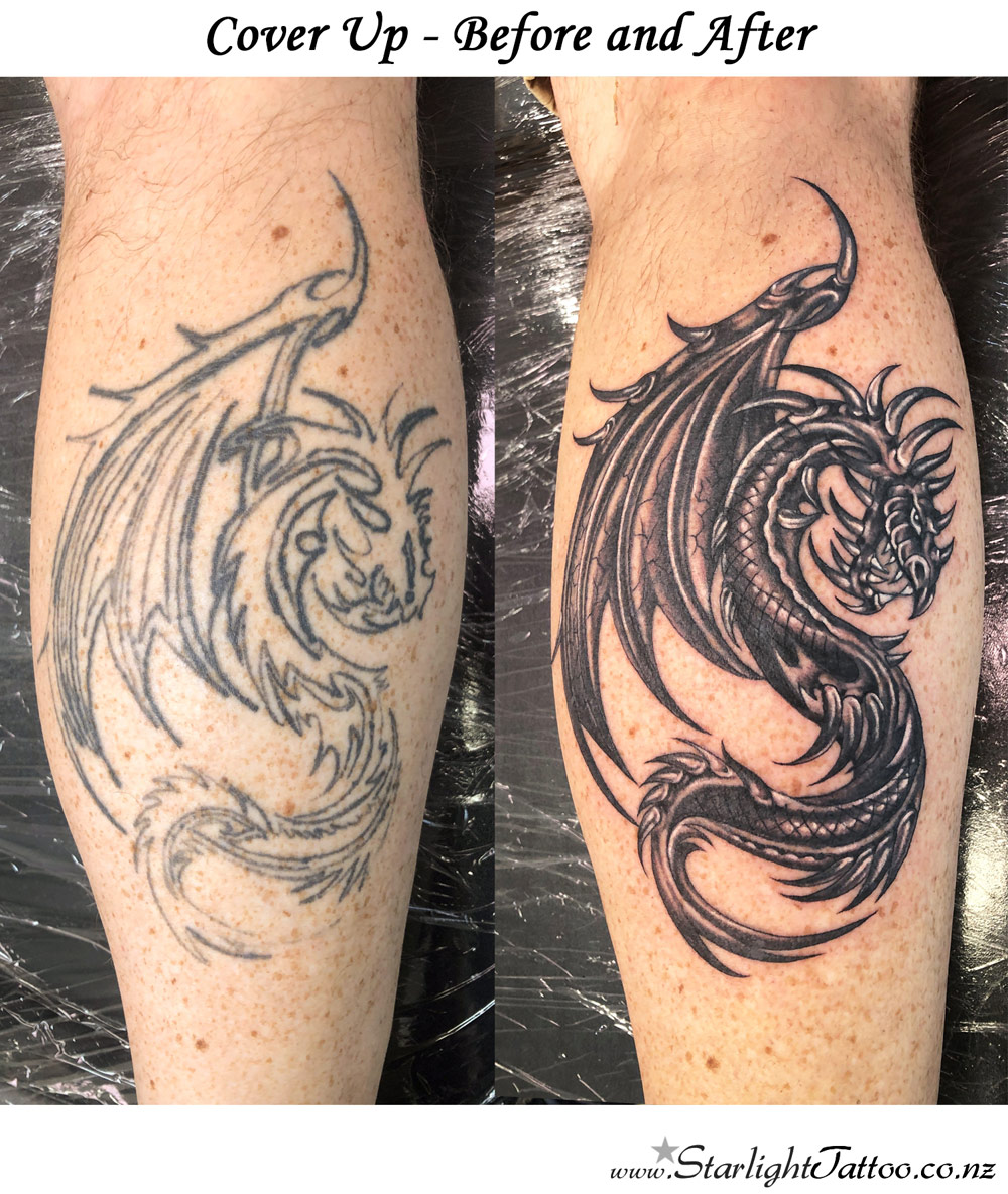 Dragon-tattoo-cover-up-in-black-and-grey-tones